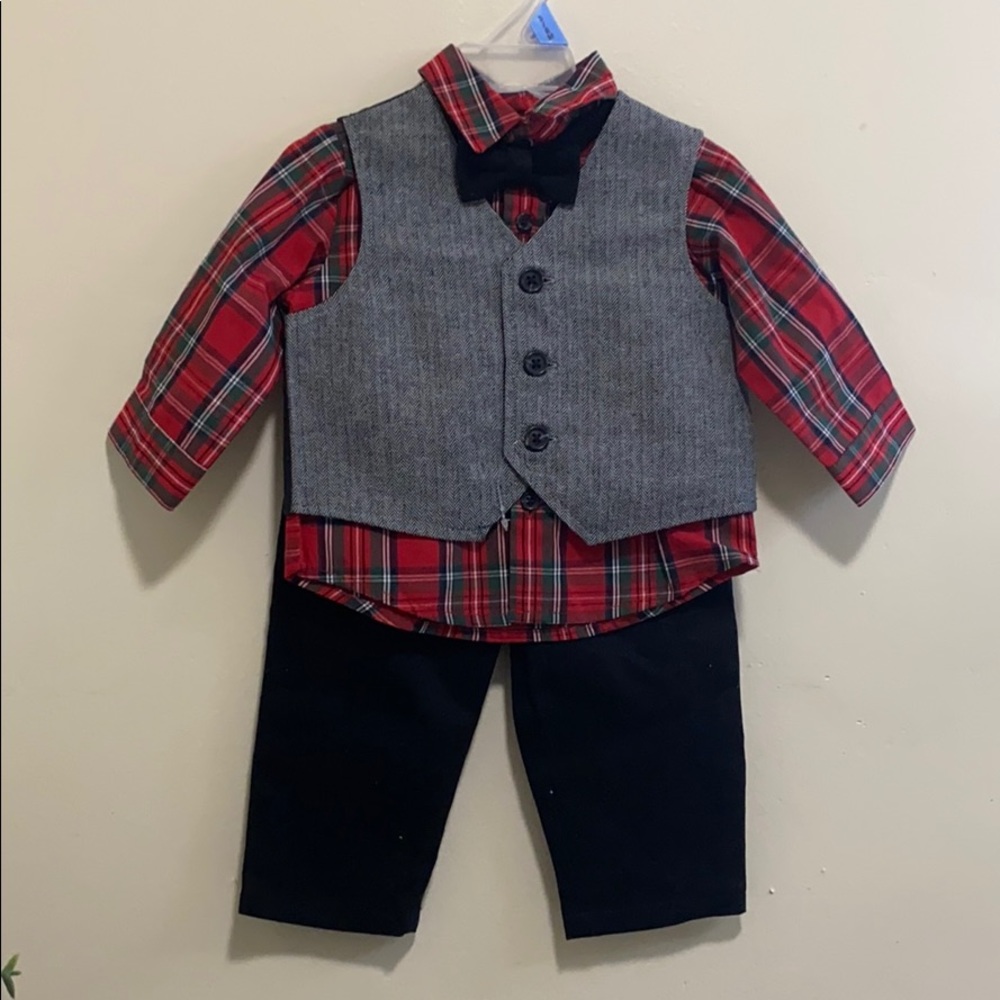 WonderNation 4-Pc. Vest, Shirt, Pants & Bowtie Set